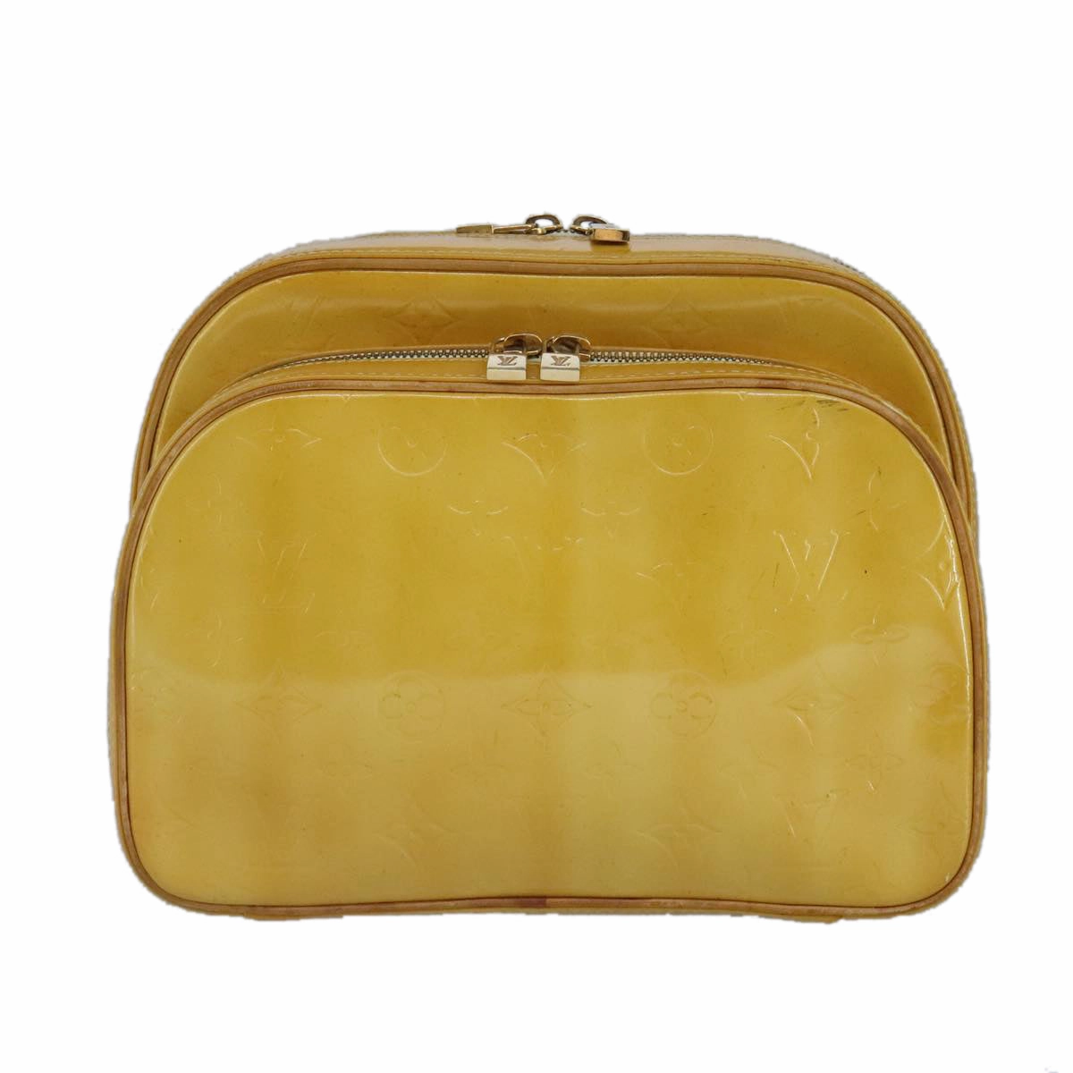 Louis Vuitton Murray Yellow Patent Leather Backpack Bag