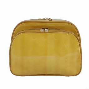 Louis Vuitton Murray Yellow Patent Leather Backpack Bag