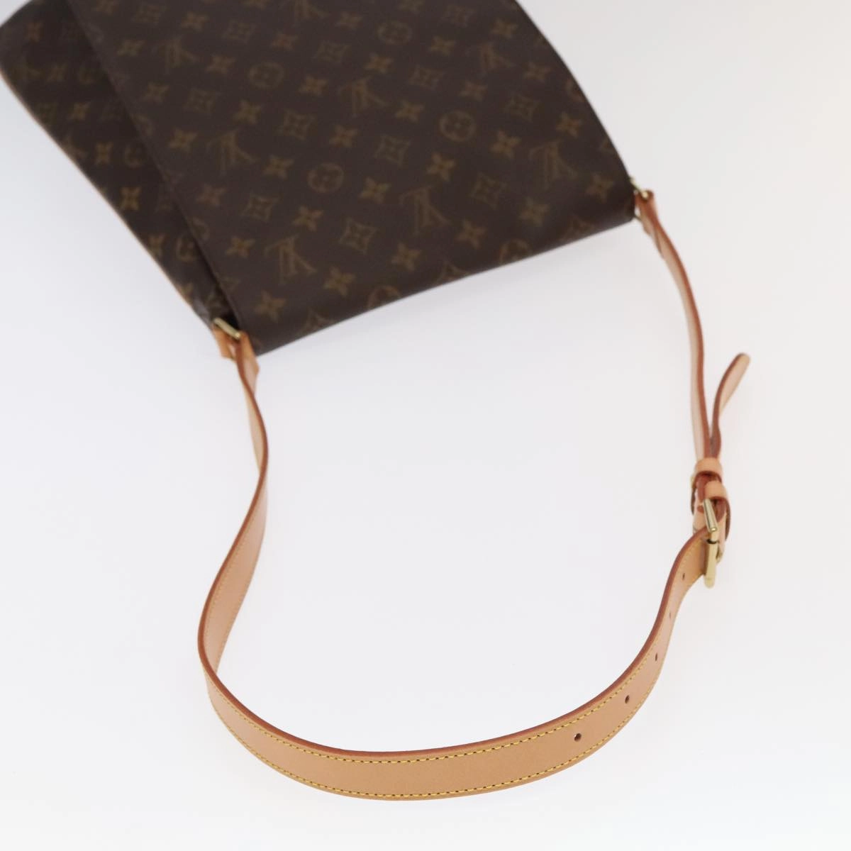 Louis Vuitton Musette Brown Canvas Shoulder Bag