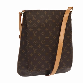 Louis Vuitton Musette Brown Canvas Shoulder Bag