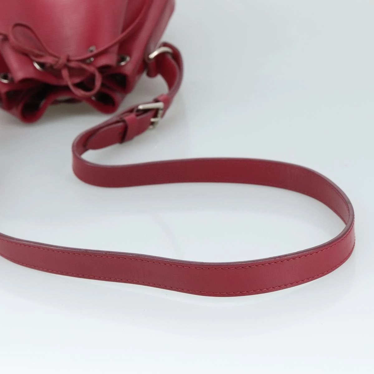 Louis Vuitton No Bb Burgundy Leather Shoulder Bag