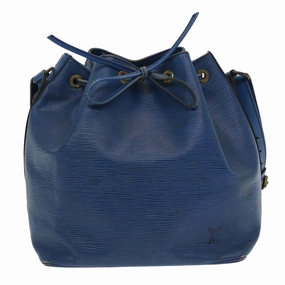 Louis Vuitton No Pm Blue Leather Shoulder Bag