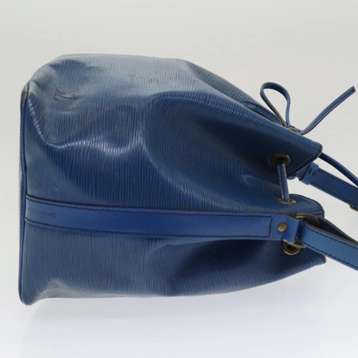 Louis Vuitton No Pm Blue Leather Shoulder Bag
