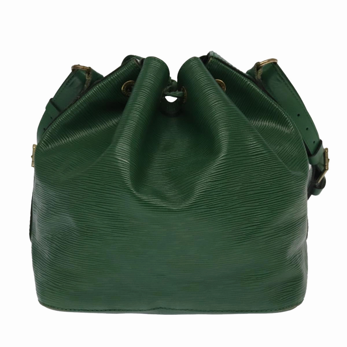 Louis Vuitton No Pm Green Leather Shoulder Bag