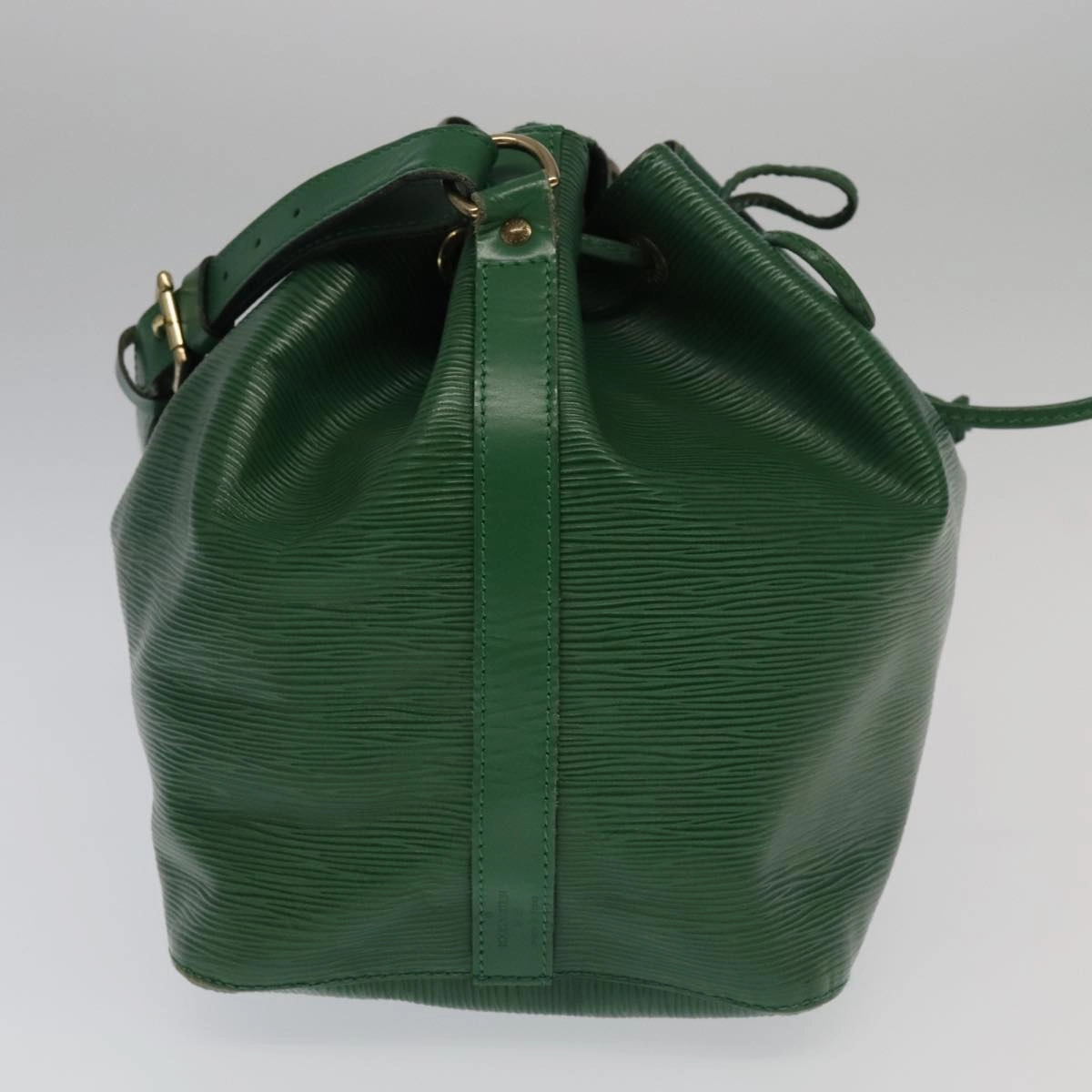 Louis Vuitton No Pm Green Leather Shoulder Bag
