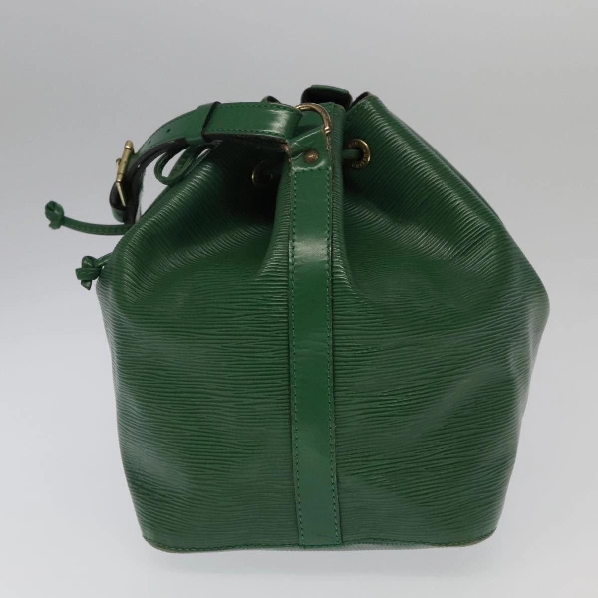 Louis Vuitton No Pm Green Leather Shoulder Bag