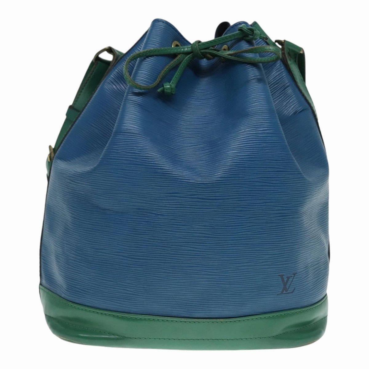 Louis Vuitton Noe Blue Leather Shoulder Bag