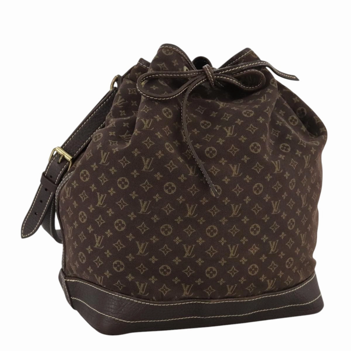 Louis Vuitton Noe Brown Canvas Shoulder Bag