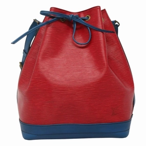 Louis Vuitton Noe Red Leather Shoulder Bag