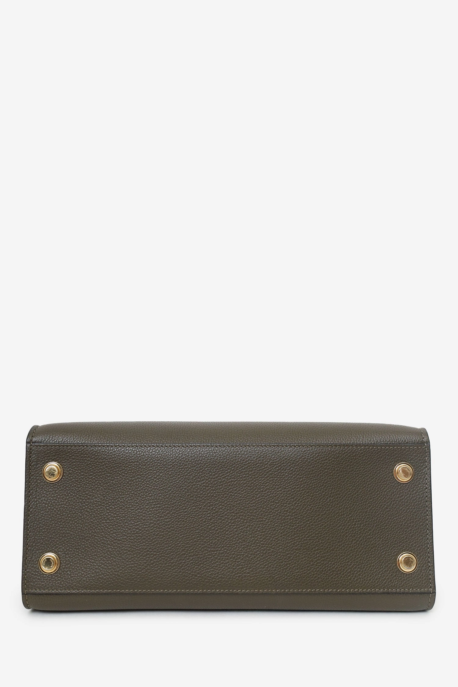 Louis Vuitton Olive/White/Black Taurillon City Steamer MM with Strap