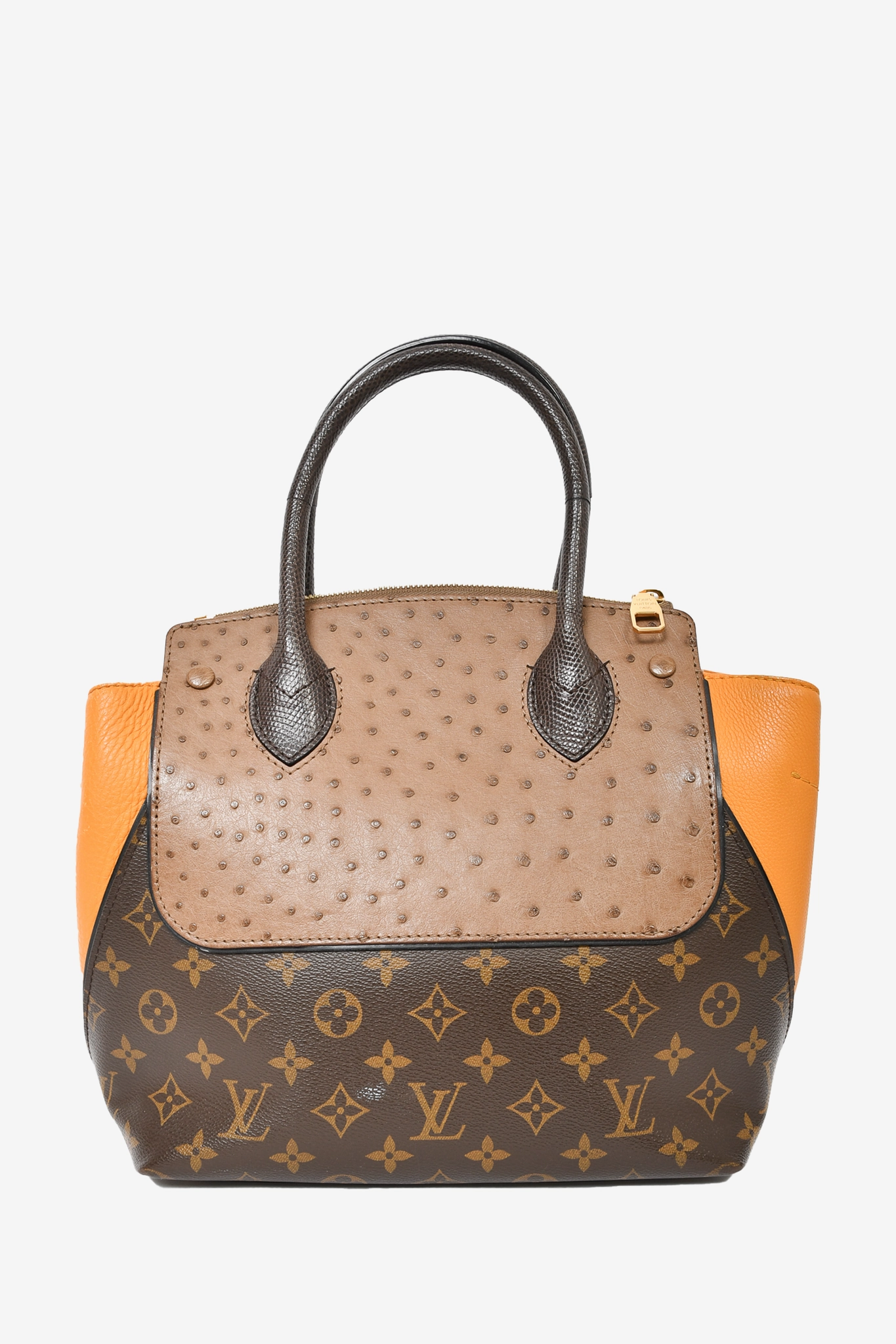 Louis Vuitton Ostrich & Python Majestueux MM