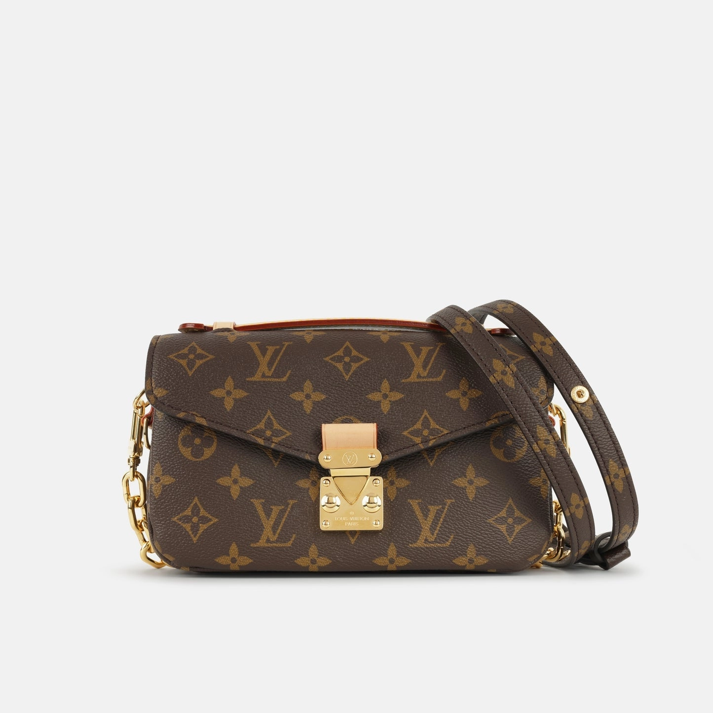 Louis Vuitton Pochette Metis East / West Monogram Canvas GHW