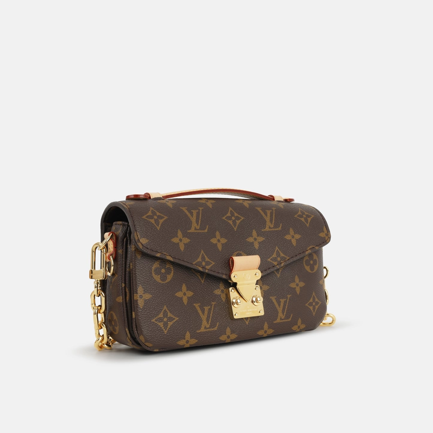 Louis Vuitton Pochette Metis East / West Monogram Canvas GHW