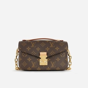 Louis Vuitton Pochette Metis East / West Monogram Canvas GHW