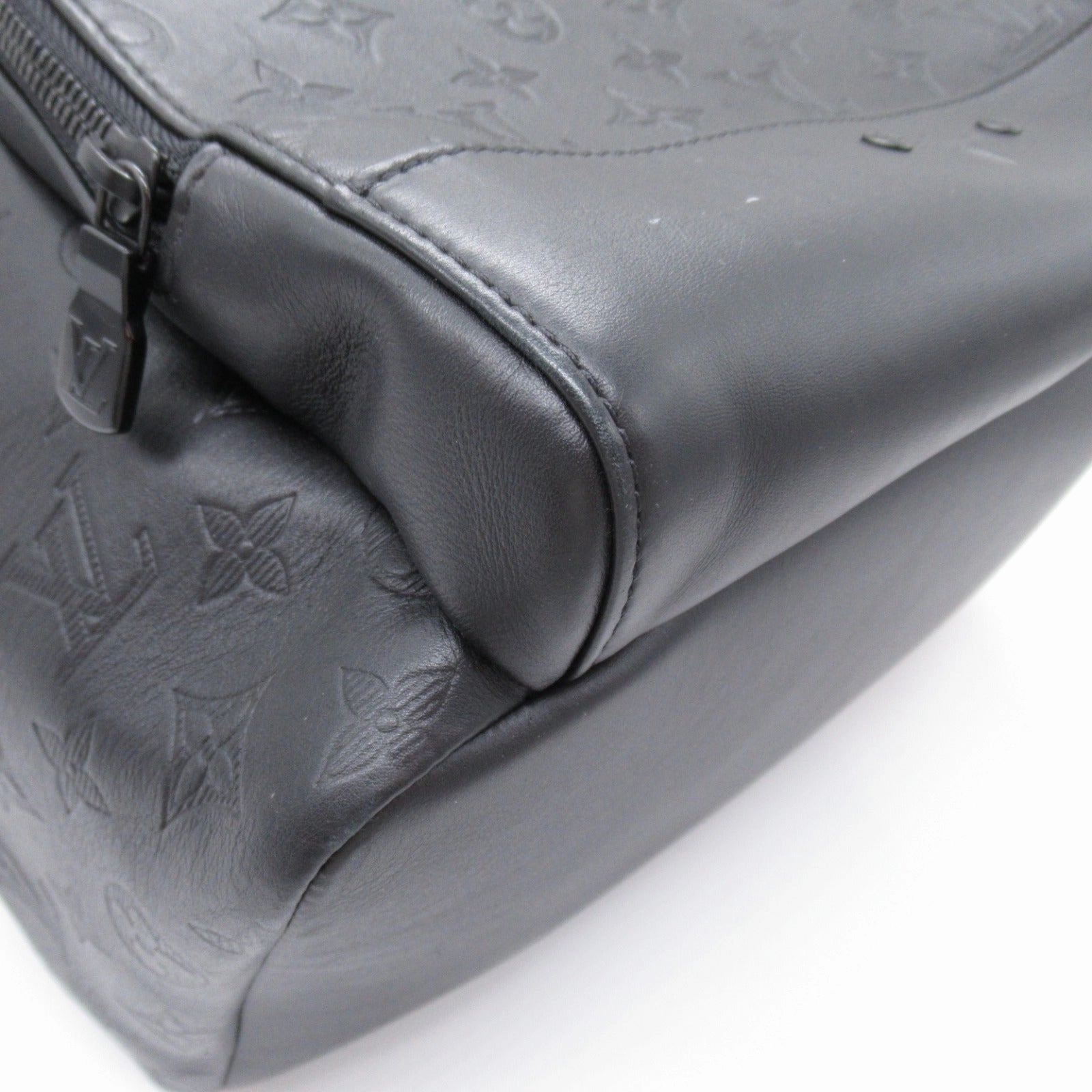 Louis Vuitton Racing Backpack Backpack Backpack Bag PVC Coated Canvas Monogram Shadow  Black M46109