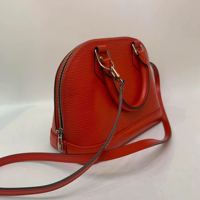 Louis Vuitton Red Epi Alma BB Crossbody Bag