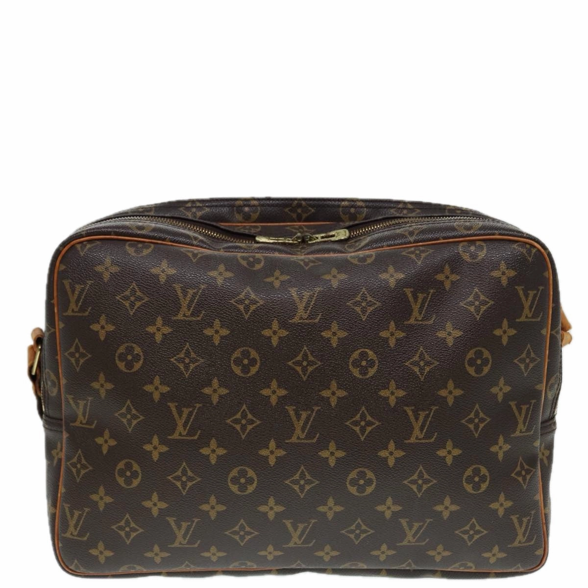 Louis Vuitton Reporter Brown Canvas Shoulder Bag