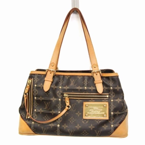 Louis Vuitton Rivet Brown Canvas Shoulder Bag