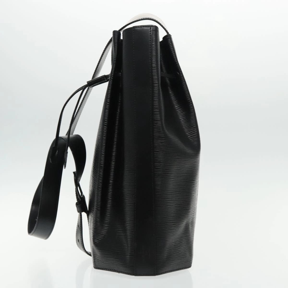 Louis Vuitton Sac A Dos Black Leather Shoulder Bag