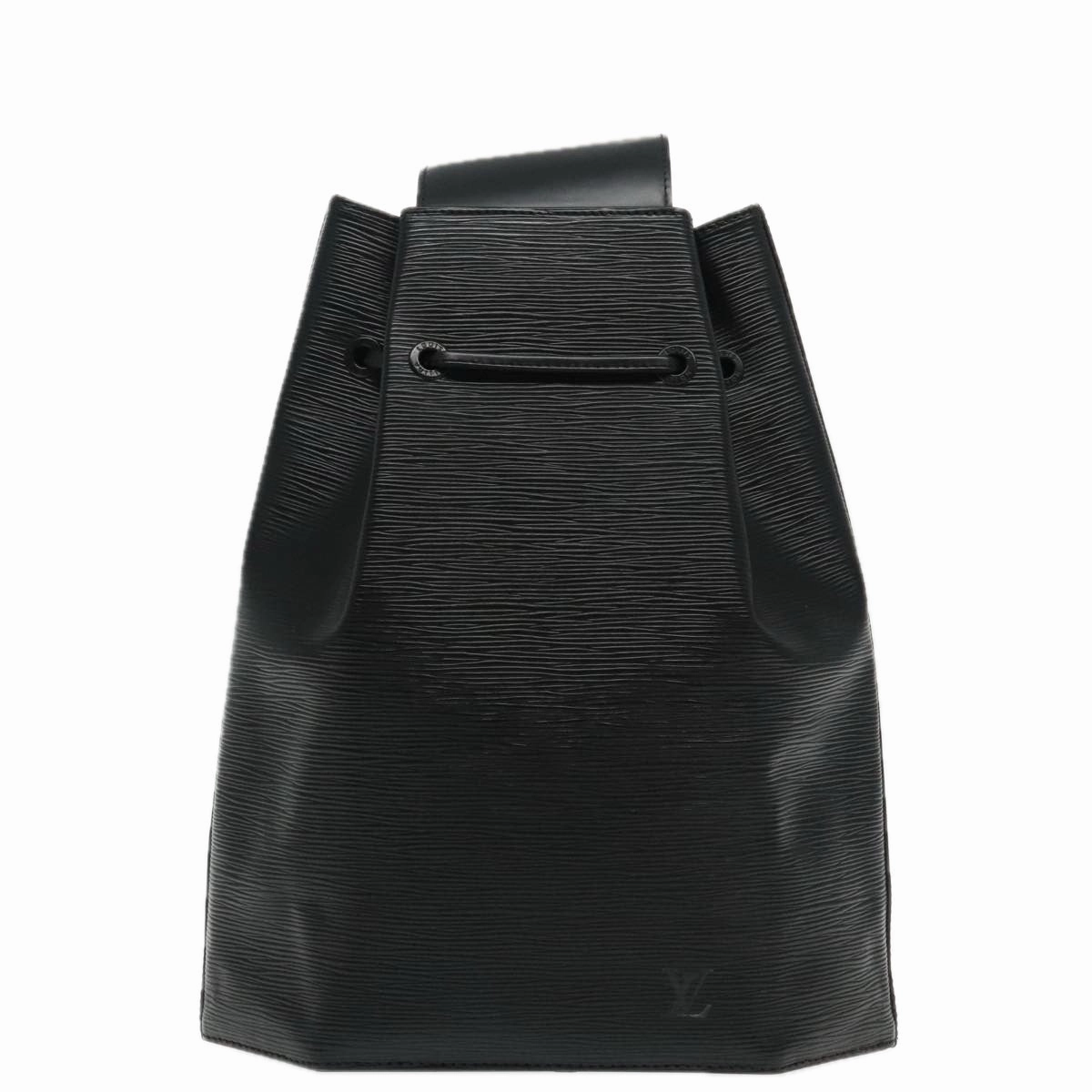 Louis Vuitton Sac A Dos Black Leather Shoulder Bag