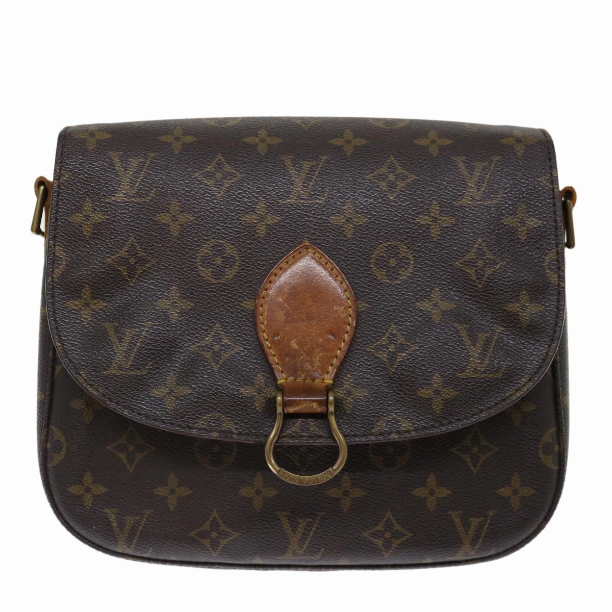 Louis Vuitton Saint Cloud Brown Canvas Shoulder Bag