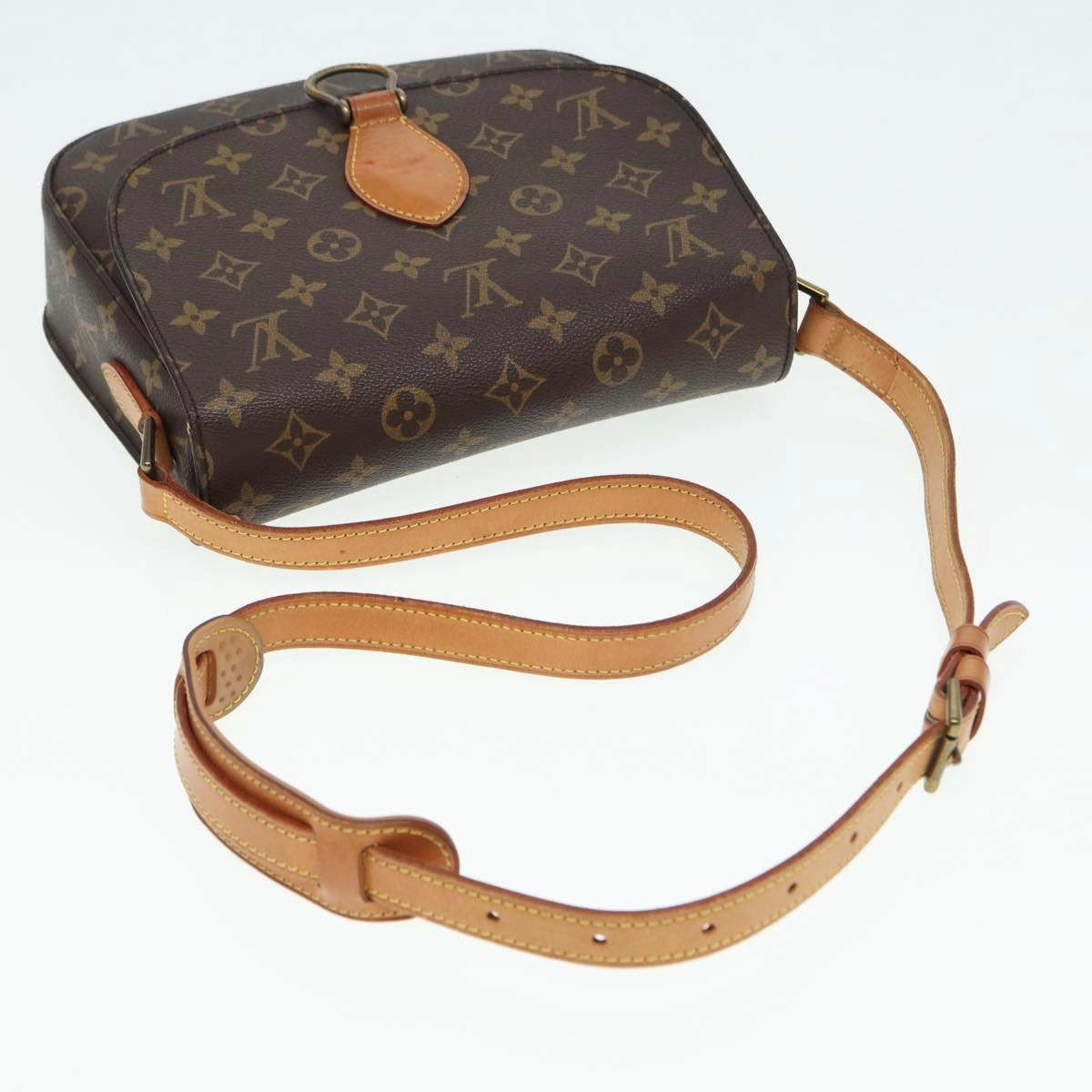Louis Vuitton Saint Cloud Brown Canvas Shoulder Bag