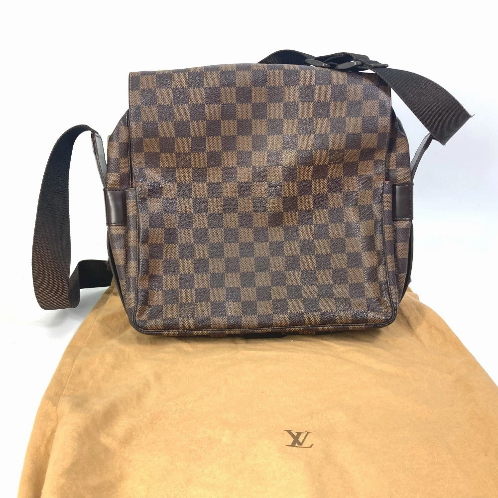 LOUIS VUITTON Shoulder Bag m45255 Damier canvas Brown Damier Naviglio Women