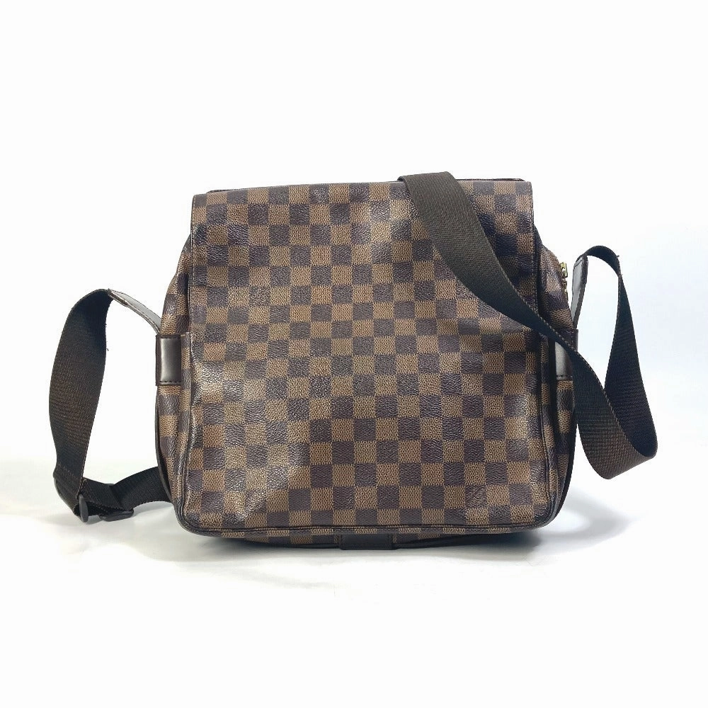 LOUIS VUITTON Shoulder Bag m45255 Damier canvas Brown Damier Naviglio Women