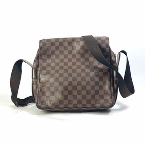 LOUIS VUITTON Shoulder Bag m45255 Damier canvas Brown Damier Naviglio Women