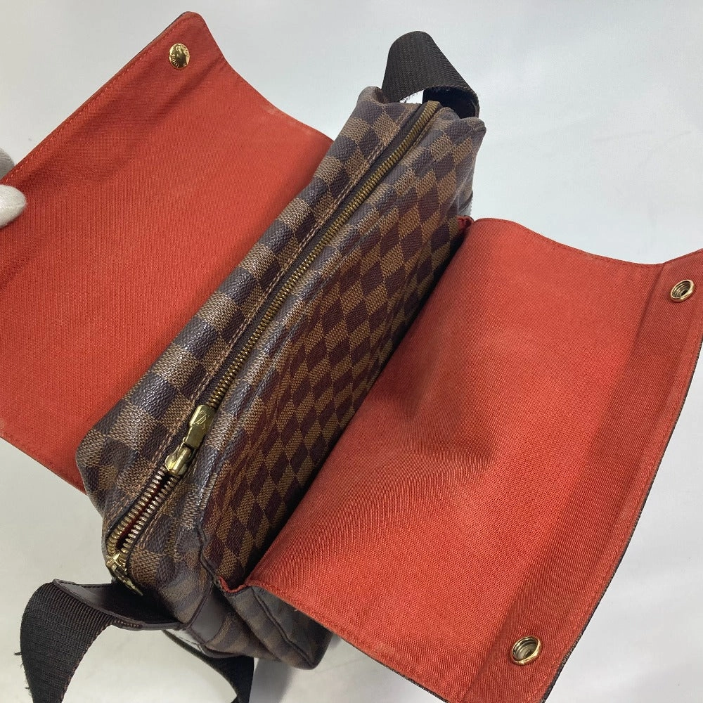 LOUIS VUITTON Shoulder Bag m45255 Damier canvas Brown Damier Naviglio Women