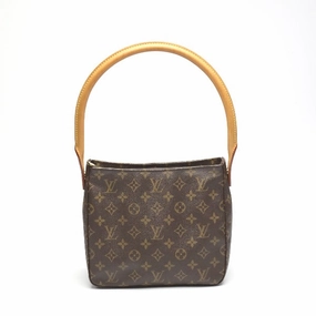 LOUIS VUITTON Shoulder Bag M51146 Monogram canvas Brown Monogram Looping MM Women