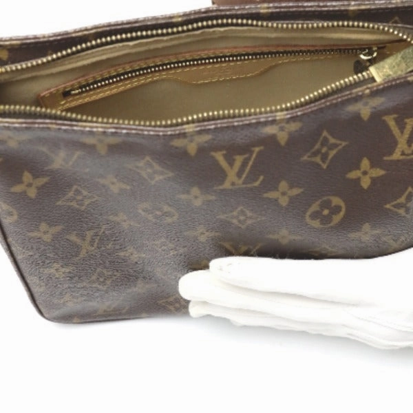 LOUIS VUITTON Shoulder Bag M51146 Monogram canvas Brown Monogram Looping MM Women
