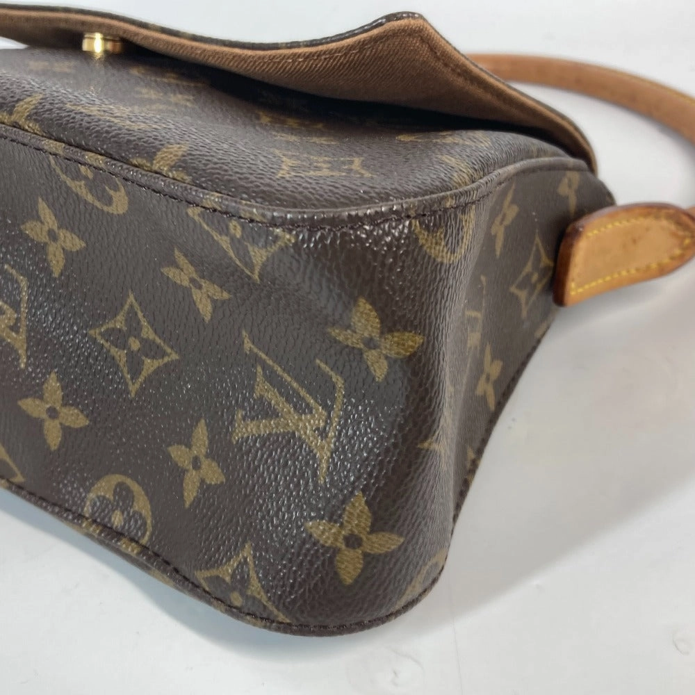 LOUIS VUITTON Shoulder Bag M51147 Monogram canvas Brown Monogram Mini Looping