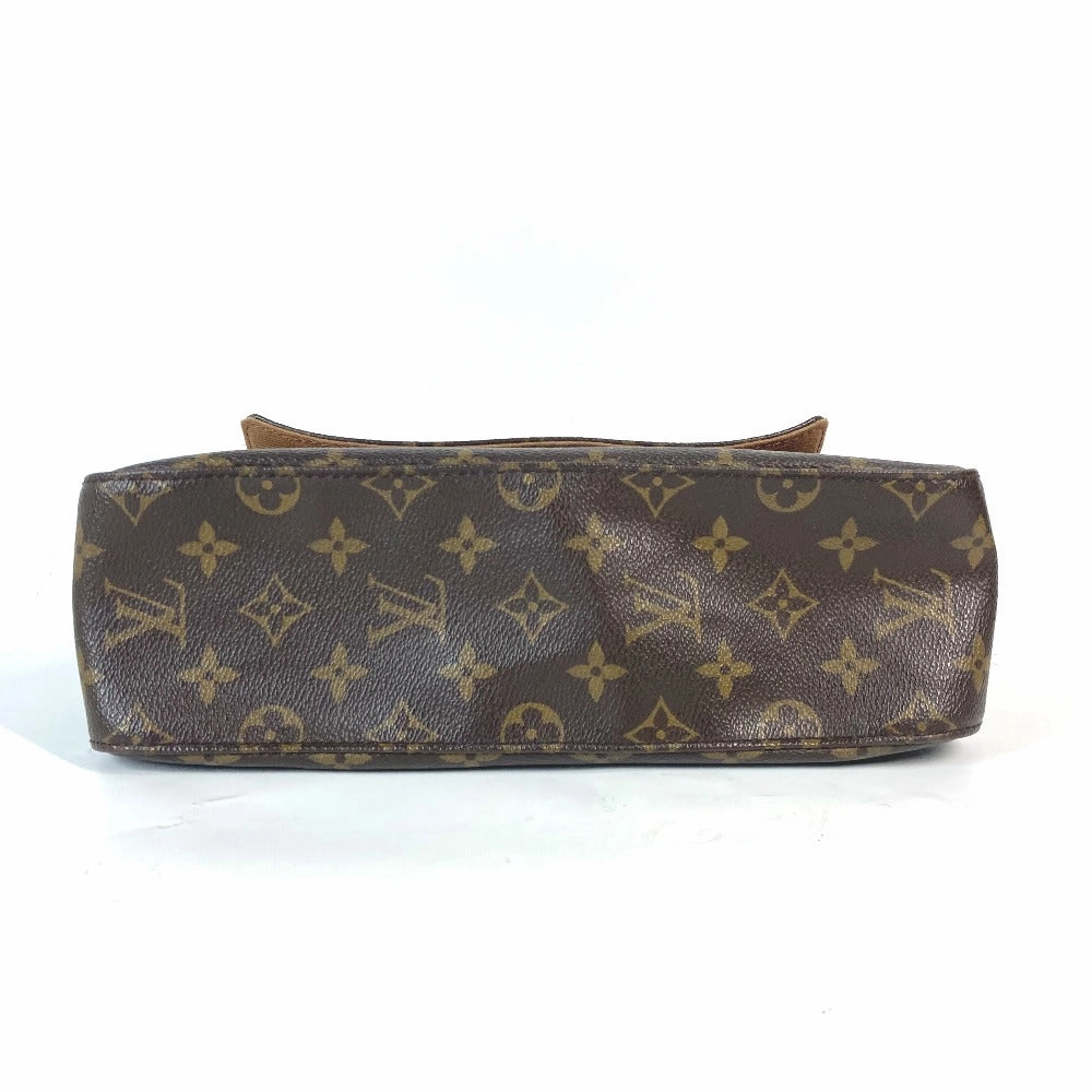 LOUIS VUITTON Shoulder Bag M51147 Monogram canvas Brown Monogram Mini Looping