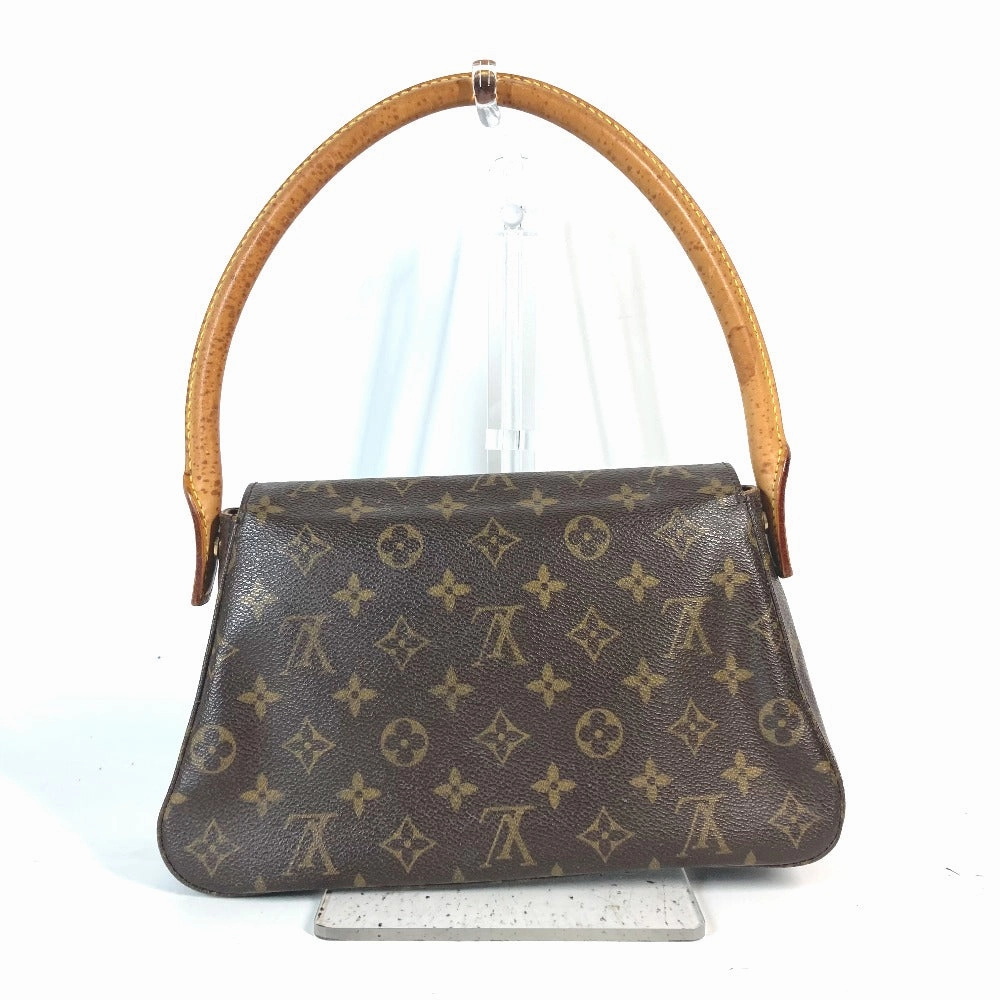 LOUIS VUITTON Shoulder Bag M51147 Monogram canvas Brown Monogram Mini Looping