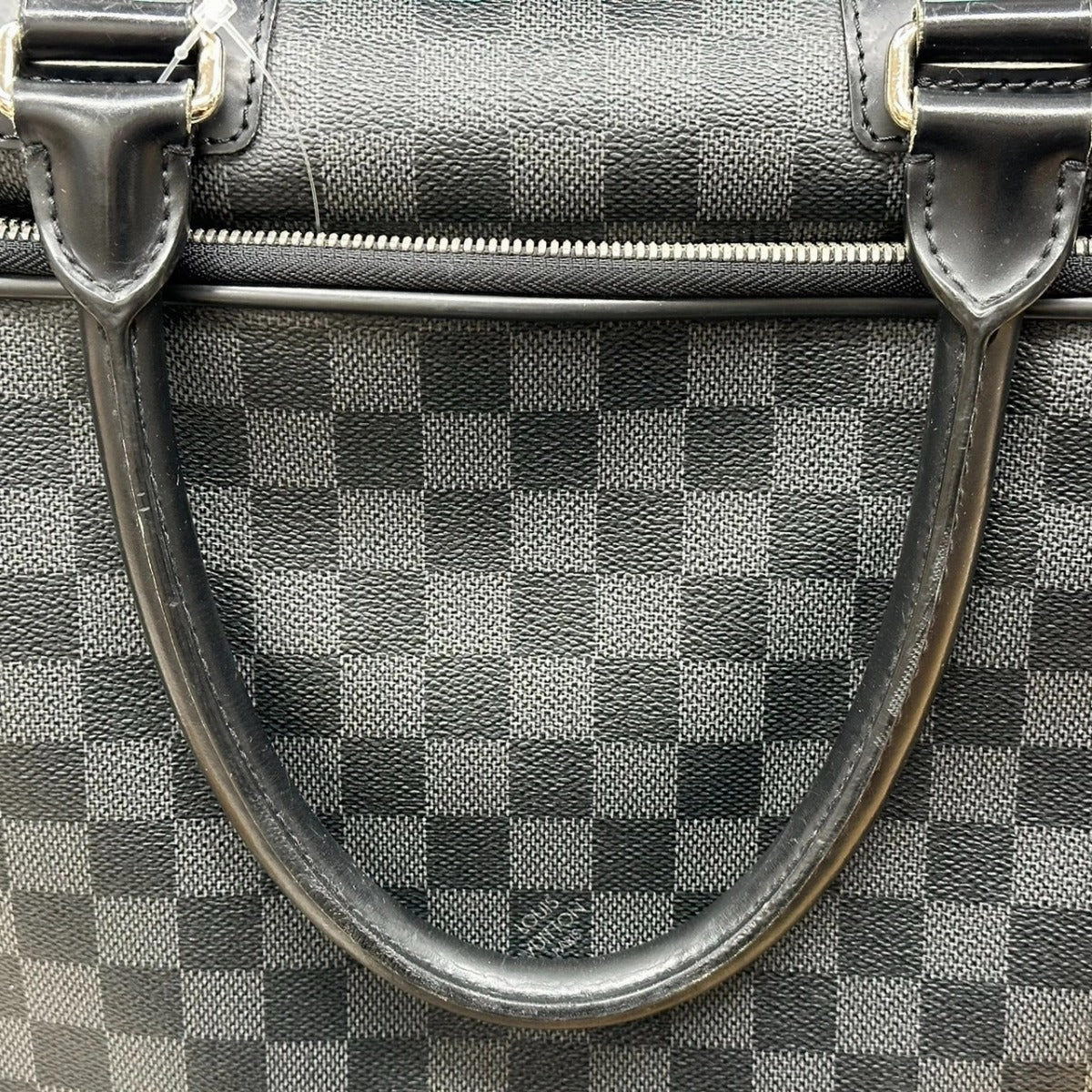 LOUIS VUITTON Shoulder Bag N23253 Damier Grafitto Canvas gray Business bag Damier Graphite Ikar mens