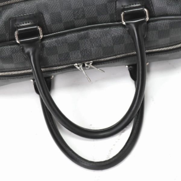 LOUIS VUITTON Shoulder Bag N23253 Damier Grafitto Canvas gray Business bag Damier Graphite Ikar mens