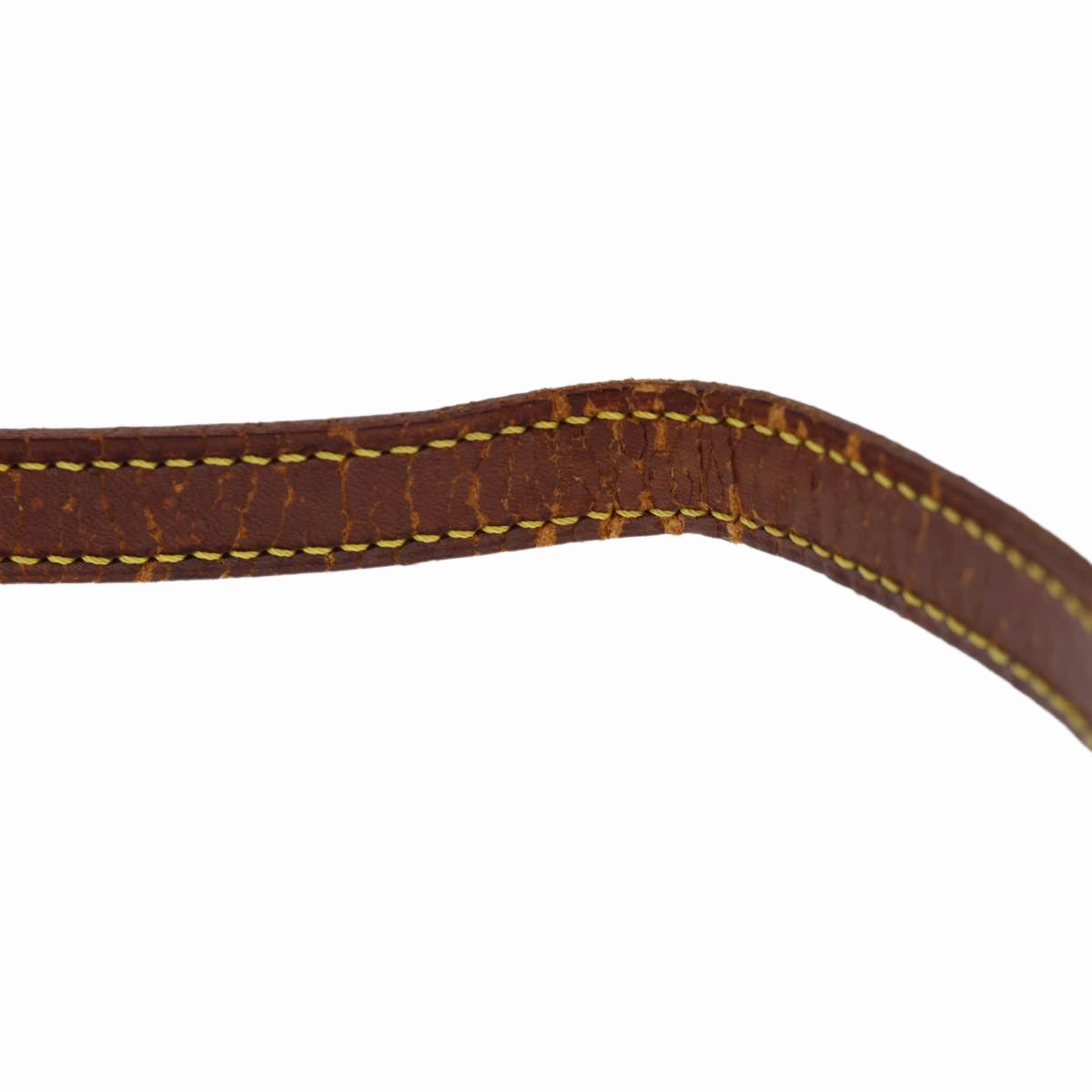 LOUIS VUITTON Shoulder Strap Leather 44.5"" Beige LV 40153