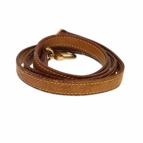 LOUIS VUITTON Shoulder Strap Leather 44.5"" Beige LV 40153
