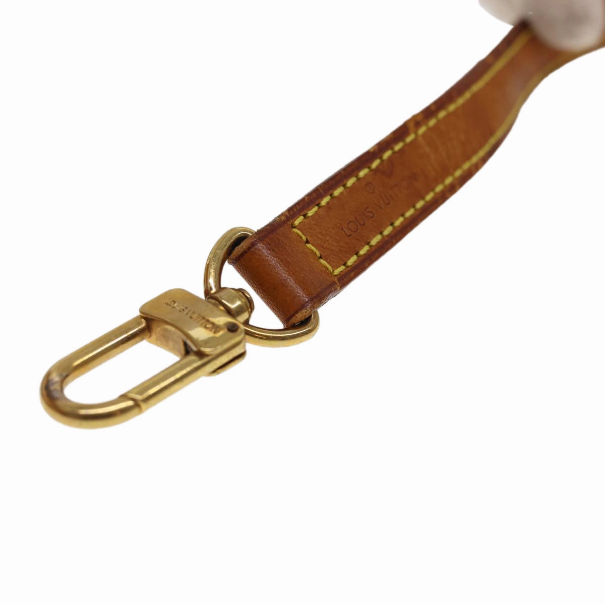 LOUIS VUITTON Shoulder Strap Leather 44.5"" Beige LV 40153