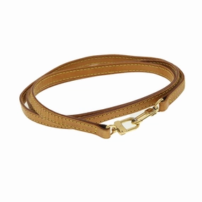 LOUIS VUITTON Shoulder Strap Leather 45.7"" Beige LV 39603