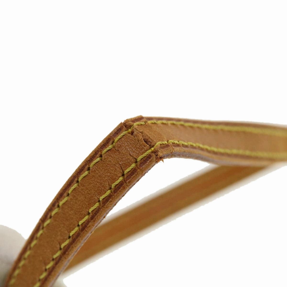 LOUIS VUITTON Shoulder Strap Leather 45.7"" Beige LV 39603