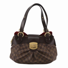 Louis Vuitton Sistina Brown Canvas Shoulder Bag
