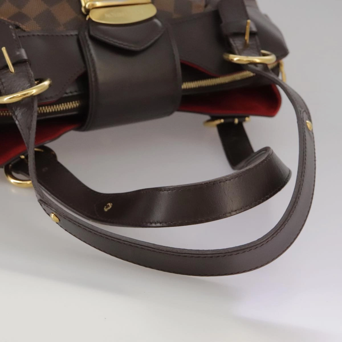 Louis Vuitton Sistina Brown Canvas Shoulder Bag