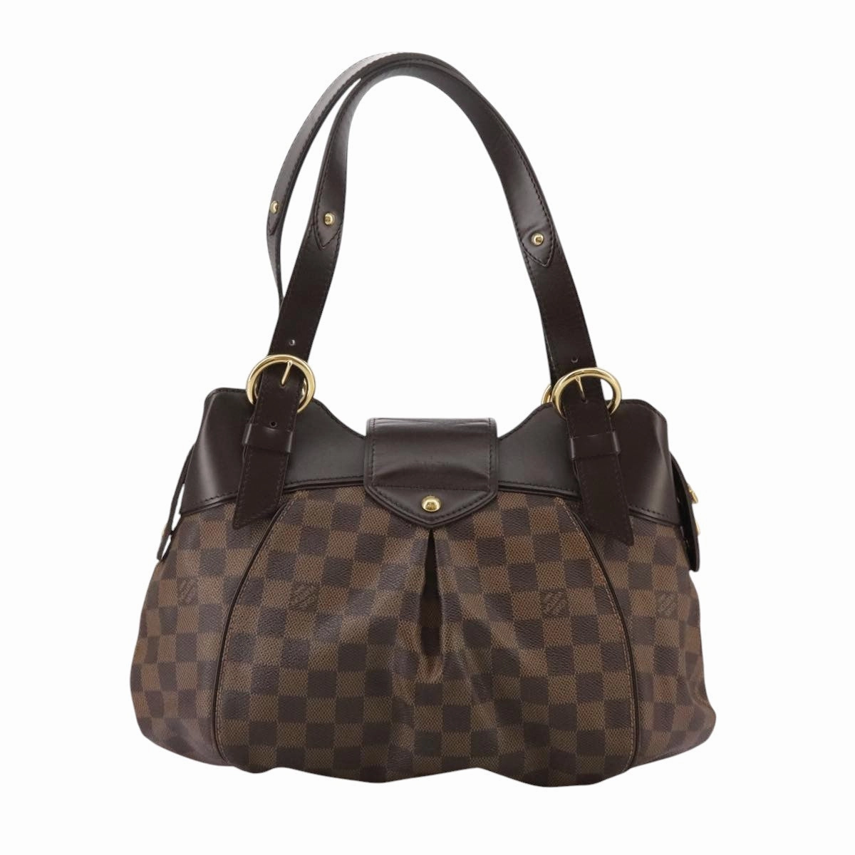 Louis Vuitton Sistina Brown Canvas Shoulder Bag