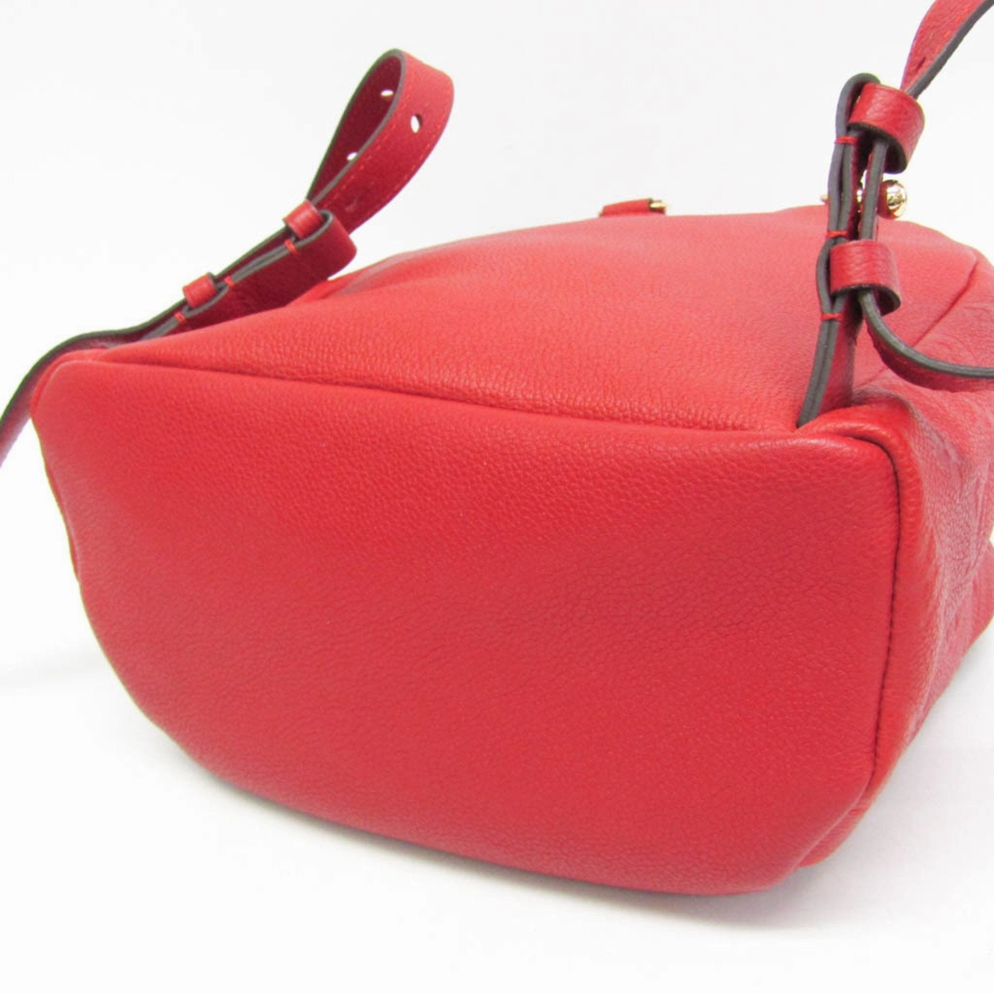 Louis Vuitton Sorbonne Red Leather Backpack Bag