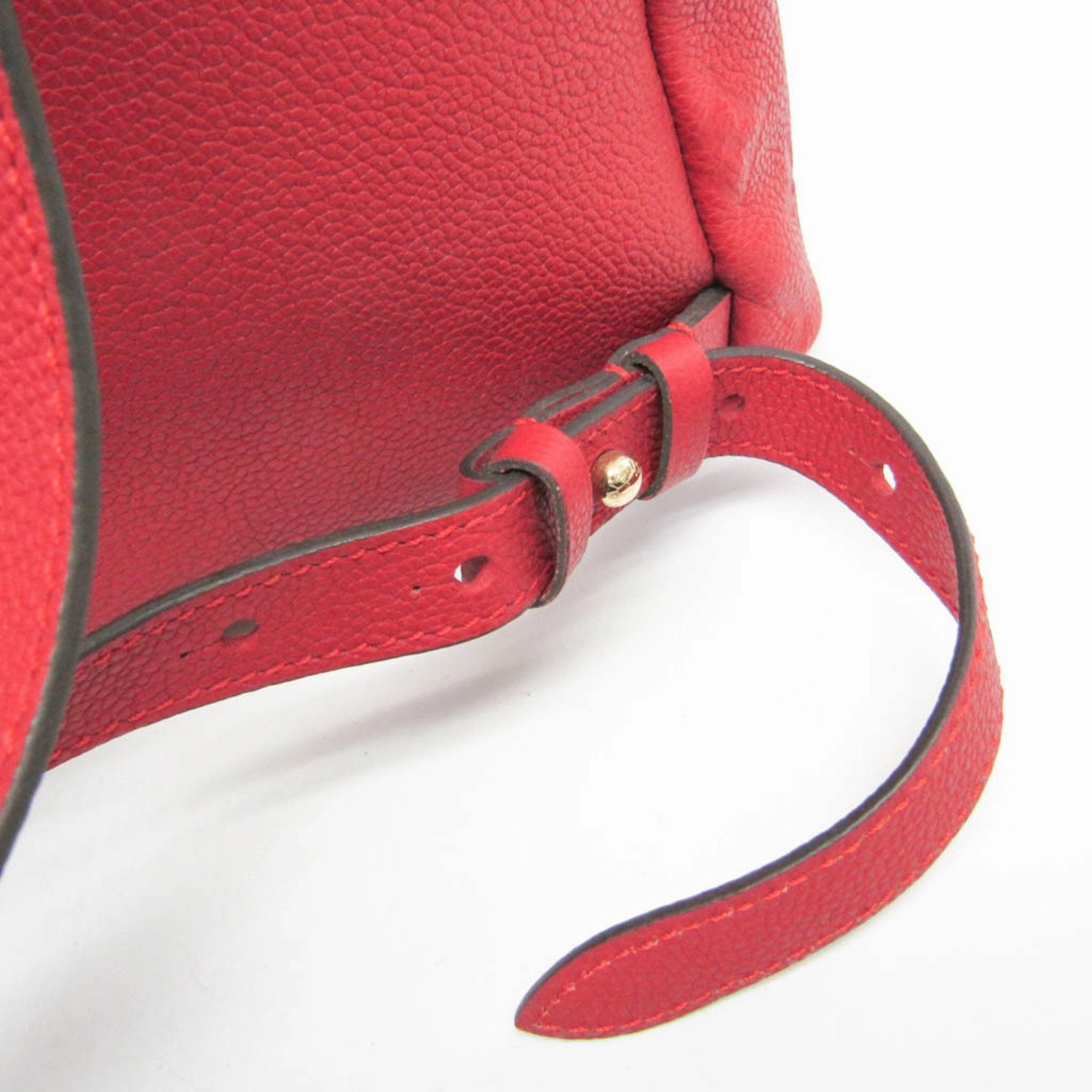 Louis Vuitton Sorbonne Red Leather Backpack Bag