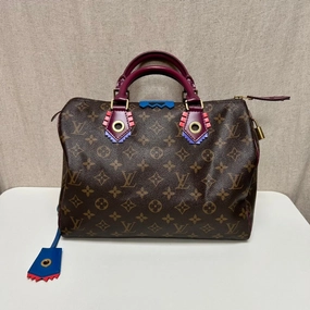 Louis Vuitton Speedy30 Monogram Multicolor Canvas Crossbody Bag