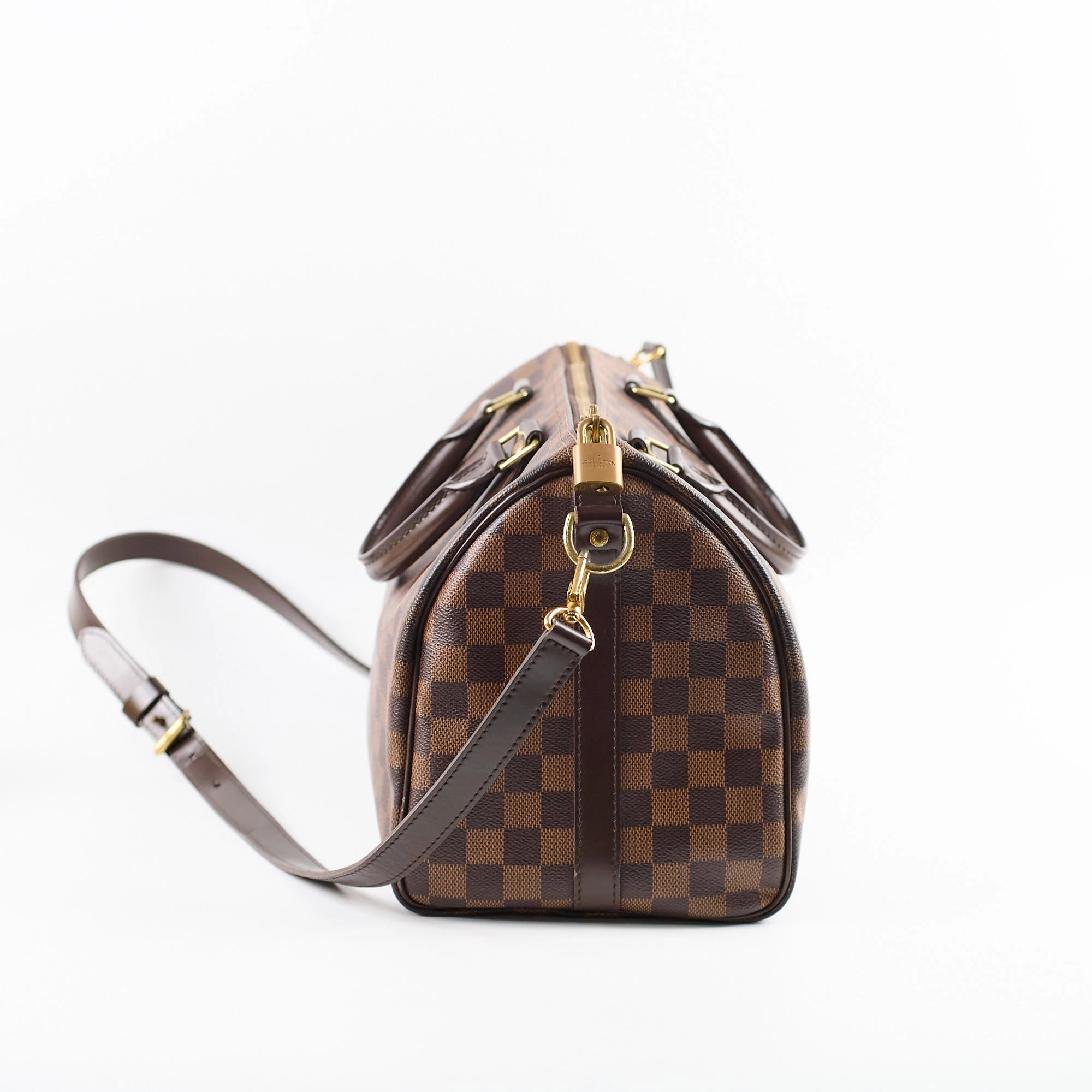 Louis Vuitton Speedy 30 Bandoulliere Damier Ebene