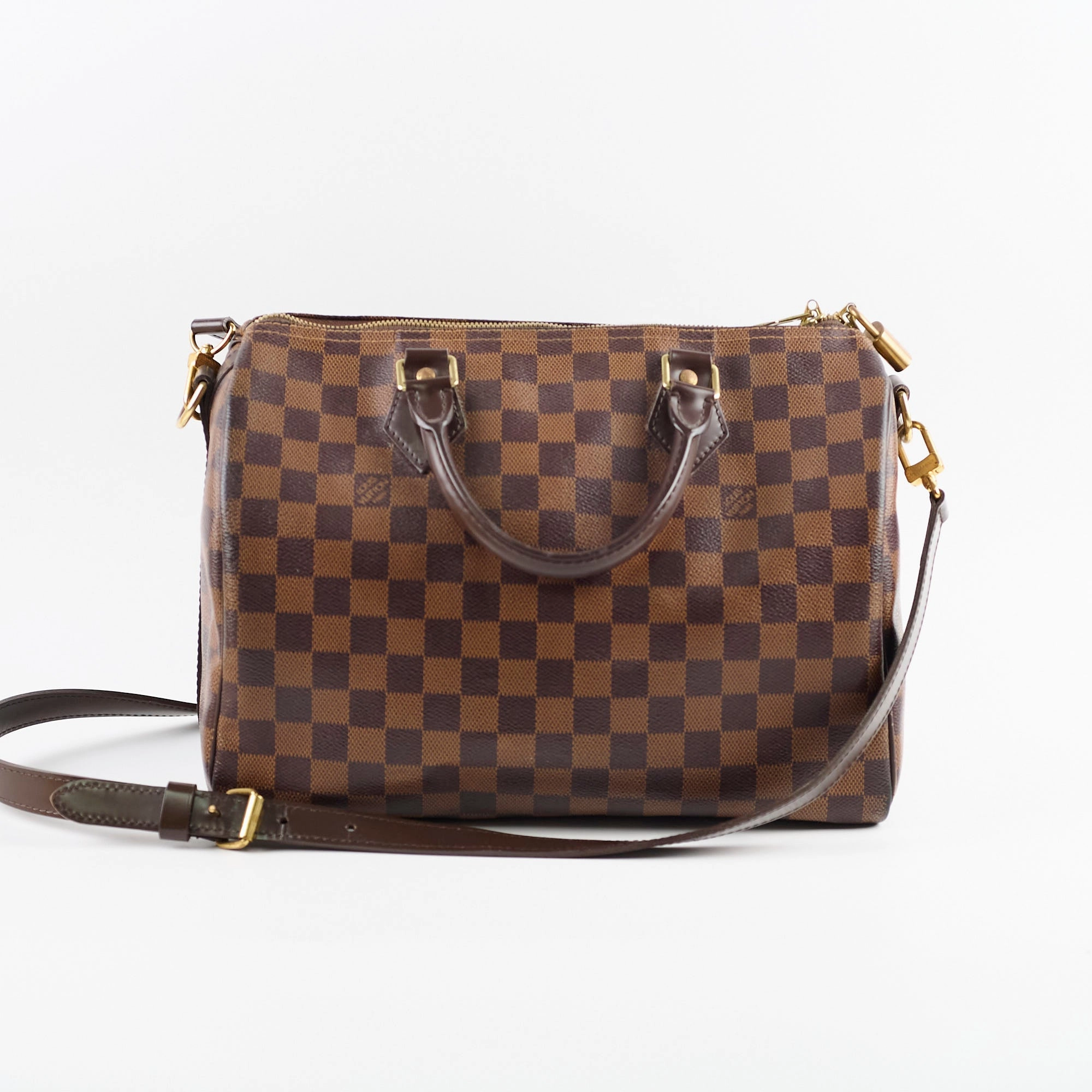 Louis Vuitton Speedy 30 Bandoulliere Damier Ebene